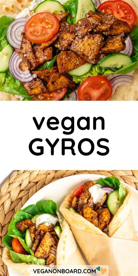 Vegan Gyros Recipe In 2024 Vegan Gyros Recipe Tofu Recipes Vegan