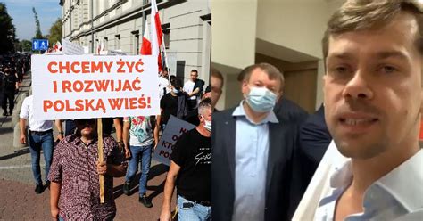 Rolnicy Protestuj Przeciwko Ustawie W Sprawie Zwierz T Weszli Do