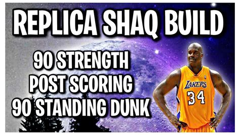 Best Shaq Build Nba K Current Gen Replica Shaq Build On Nba K