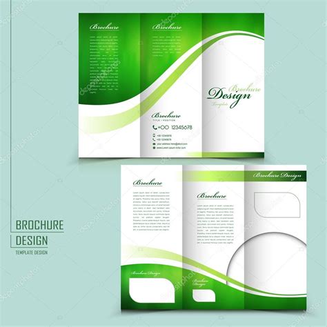 Plantilla De Folleto Tri Fold De Estilo Moderno Para Negocios Stock