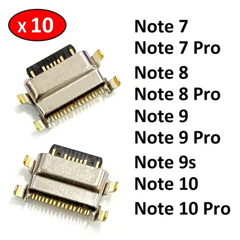 Conector De Puerto De Carga Usb Para Xiaomi Redmi Note S