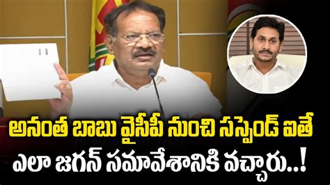 TDP Leader Nakka Anand Babu Sensational Comments On YCP MLC Anantha