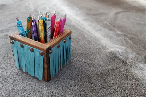 Pen/pencil Holder With Fringe - Etsy