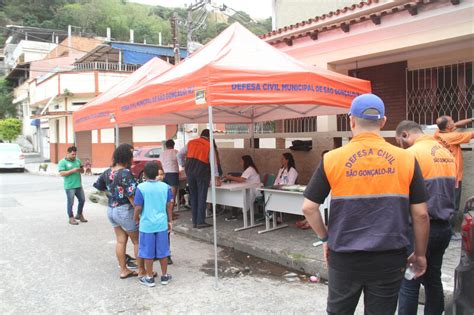 Defesa Civil Realiza Simulado De Desocupação No Vila Três O São Gonçalo