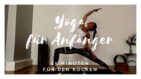 Yoga für Anfänger 25 Minuten für den Rücken Level 1 Vinyasa für