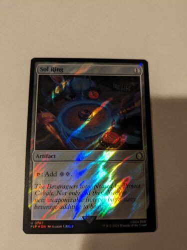 Mtg Magic Fallout Sol Ring Surge Foil Ebay