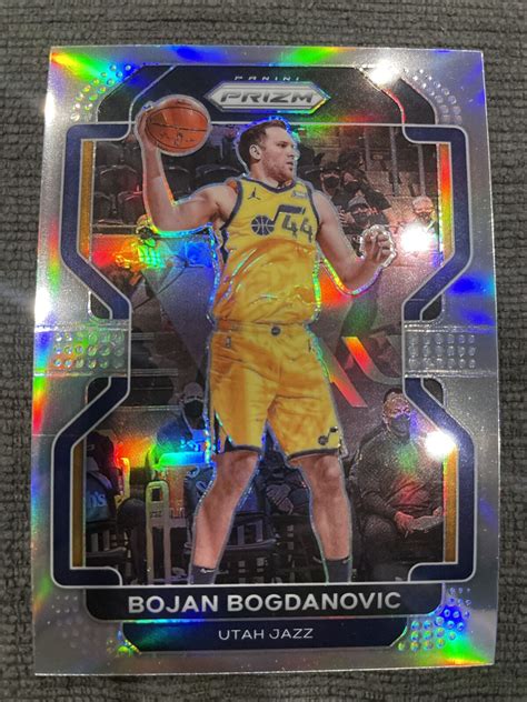 2021 22 Panini Prizm Basketball Bojan Bogdanovic 67 Silver Holo Prizm