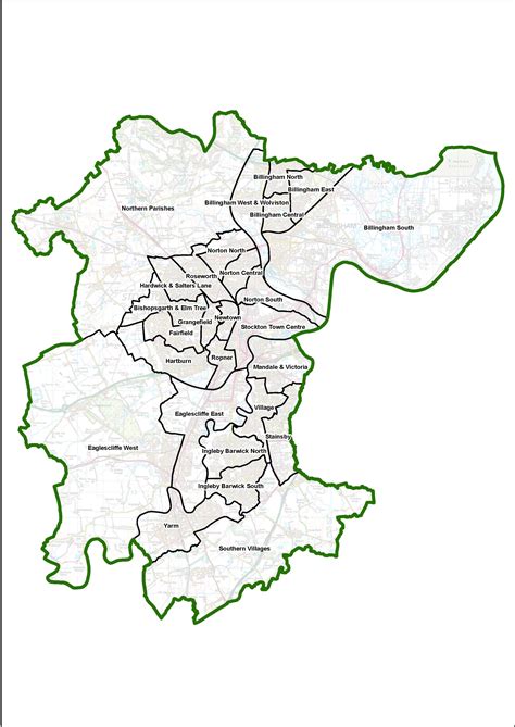 New political map for Stockton-on-Tees Borough Council | LGBCE