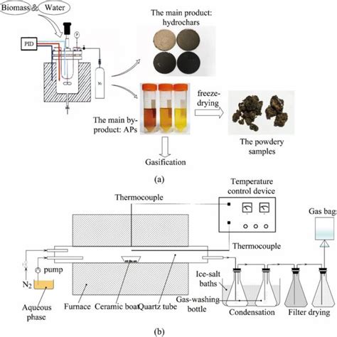 Experimental diagram. a Hydrothermal experiment process. b Schematic ...