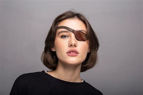 Leather Eye Patch Eye Patch Man Eye Patch Woman Eye Patch Brown Eye