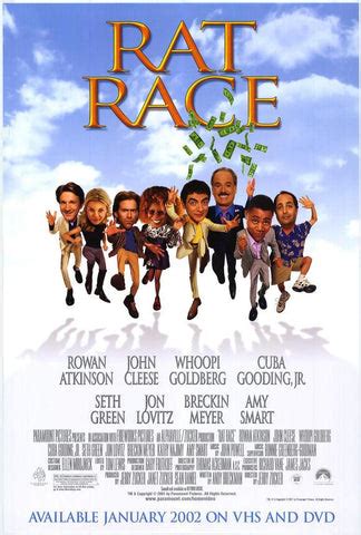 Rat Race Movie Poster 27x40 Used Dave Thomas, Rusty Meyers, Paul Hayes ...