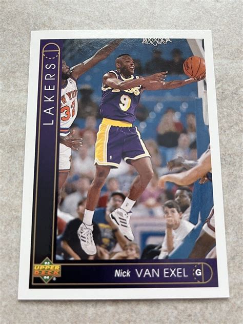 1993 94 Upper Deck 373 Nick Van Exel RC For Sale Online EBay