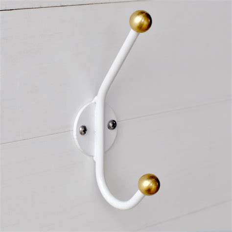 Mid Century Modern Inspired Double Wall Hook Etsy