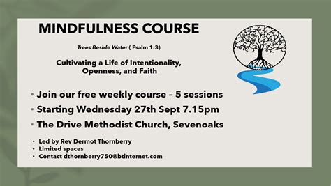 Mindfulness Course The Drive Methodist Church Sevenoaks