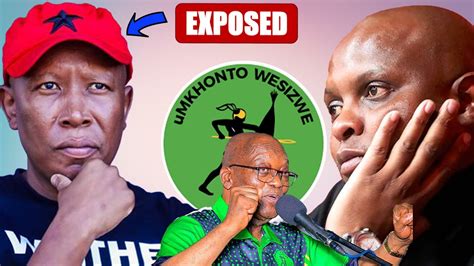 JULIUS MALEMA EXPOSED HERE IS WHY SHIVAMBU RESIGNED INFUGHT WITHIN