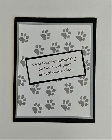 Dog Sympathy Cards Printable