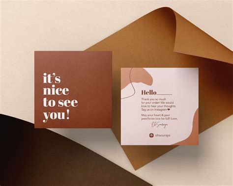 Business Greeting Cards - It's Nice to See You