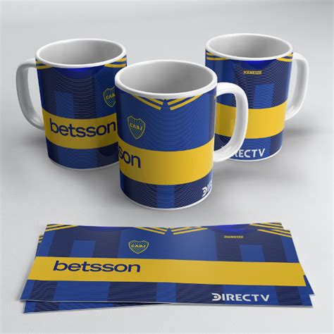 Editable Taza Boca Juniors Personalizada Psd