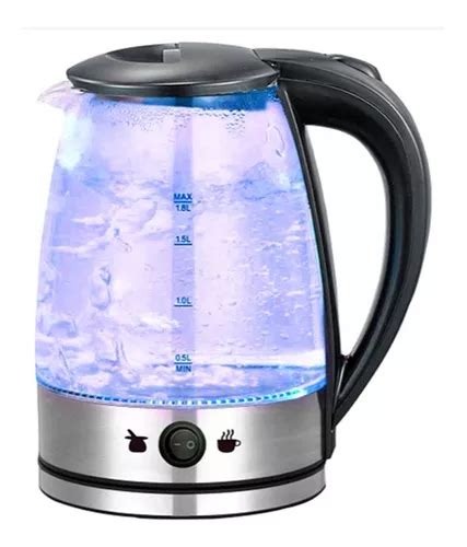 Pava Eléctrica Vidrio Oryx Jarra Acero Inox 1 8l Corte Mate Envío gratis