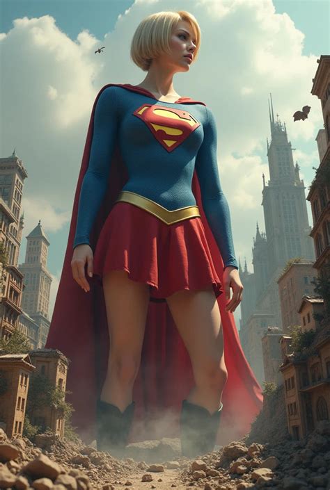 Giant Supergirl By Heropix On Deviantart