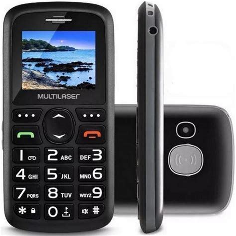 Celular Vita Grandes Simples Para Idosos Dual Chip Rádio Fm Base