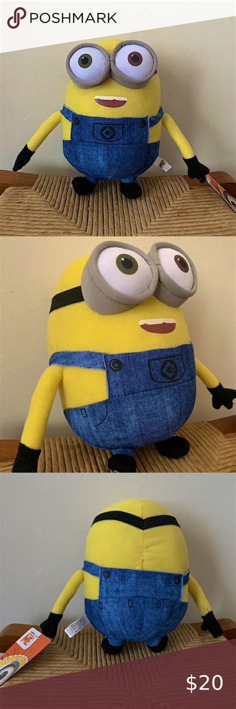 Despicable Me Bob The Minion Plush Toy New W Tags Plush Toy Plush Clothes Design