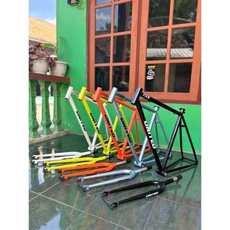 jual frame fixie united frame sepeda fixie united shopee indonesia