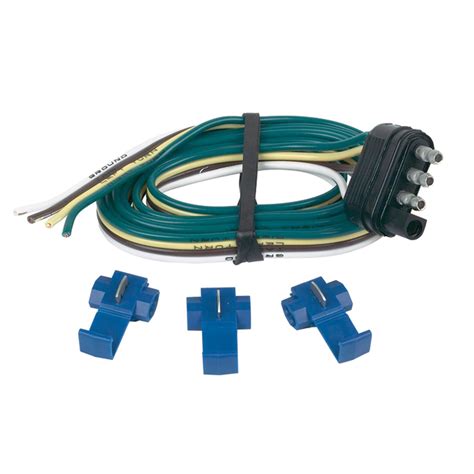 Hopkins Conector Plano De 4 Cables De 48 Pulg Con Empalmes