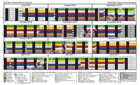 Monterey Trail High School Calendars – Elk Grove, CA