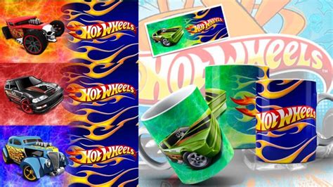 Plantillas De Autos Hotwheels Para Sublimar En Taza Chamuco Creativo