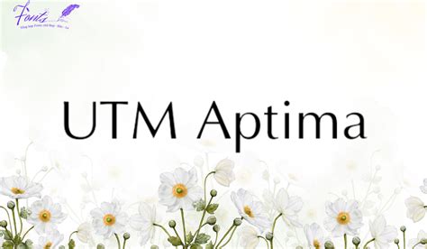 Font Utm Aptima Fonts Chữ Đẹp