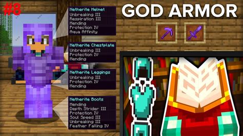 I Made Netherite God Armor In Minecraft Survival World YouTube