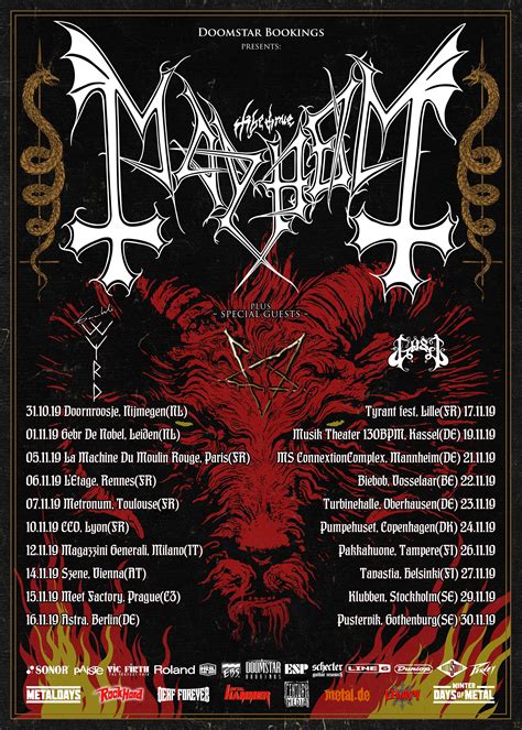 Mayhem Europatour 2019 Und Neues Album • Metalde