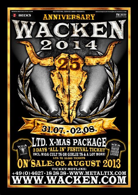 WACKEN OPEN AIR 2014 PRIMERAS CONFIRMACIONES Y FECHAS The Metal Circus