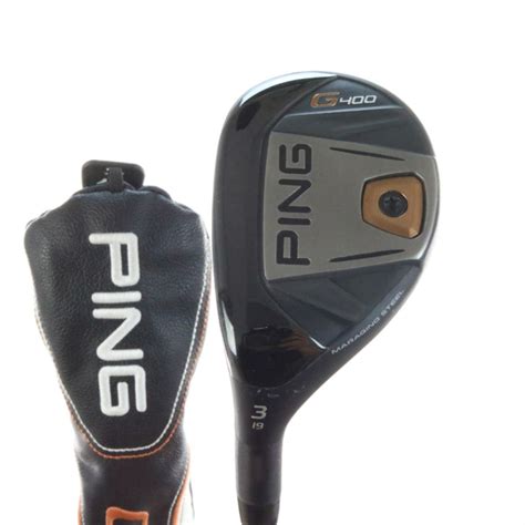 2018 Ping G400 3 Hybrid 19 Deg Alta Cb 70 Stiff Flex Headcver Left