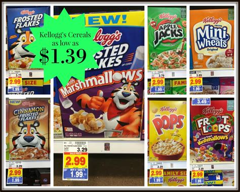 Kellogg S Cereals As Low As With Kroger Mega Event Kroger Krazy