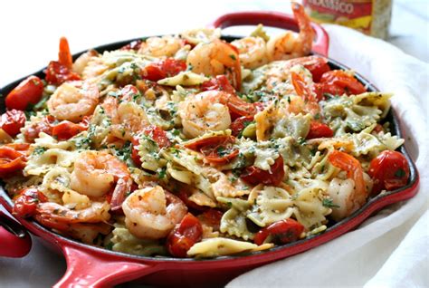 Simple Shrimp Pesto Pasta Dash Of Savory Cook With Passion