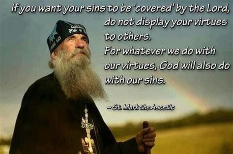 Saint Mark The Ascetic Spiritual Words Saint Quotes Orthodox