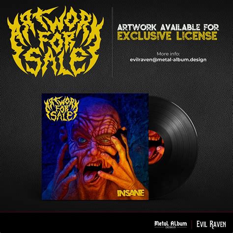 Insane - Horror Album Art for Sale - Album art and design for metal bands