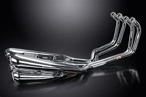 Kawasaki Z900RS SE 2018-2024 Z1 Z1B Style 4-4 Chrome Exhaust ...