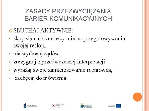 Elementy Treningu Komunikacyjnego Zasady Dobrej Komunikacji Rozmawiaj