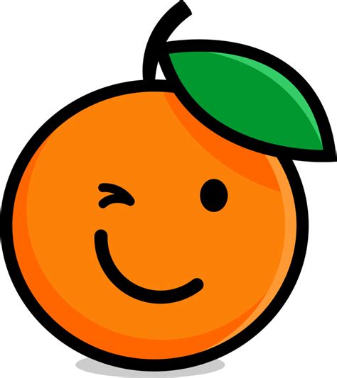 Fofa Frutas Laranja Desenho Animado Png 21252071 PNG