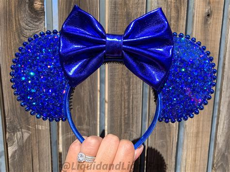 Royal Blue Mickey Mouse Ears Mickey Mouse Ears Minnie Mouse | Etsy