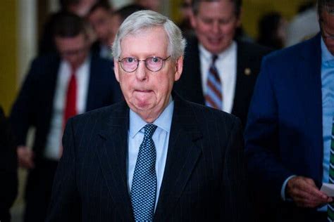 Mitch Mcconnell Hospitalized For Concussion After Fall At Washington