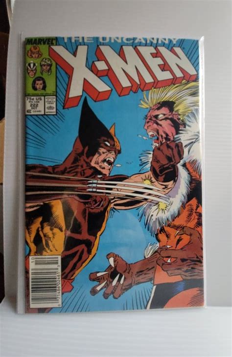 The Uncanny X Men 222 Newsstand Edition 1987 Comic Books Copper