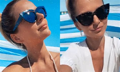 Paulina Sykut W Dzierganym Bia Ym Bikini Chwali Si Opalenizn Jak To Mo Liwe