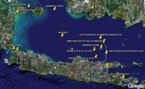 Battle of Java Sea Map | Wwii, Sea map, Borneo