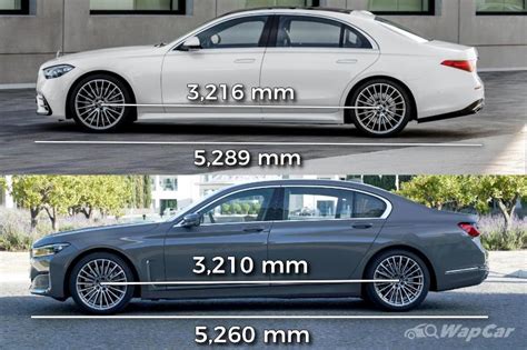 All New W Mercedes Benz S Class Vs G Bmw Series Size