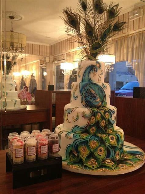 Peacock Wedding Cake