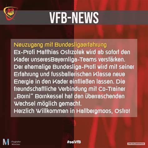 Ex Bl Unddfb U Spieler Spielt Nun F R Hallbergmoos Der Vfb